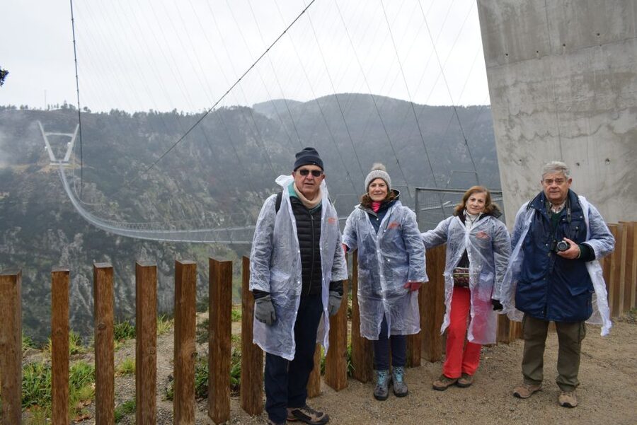 Alvarenga: Paiva Walkways and 516 Arouca Bridge Guided Tour - Aguieiras waterfall from above and below