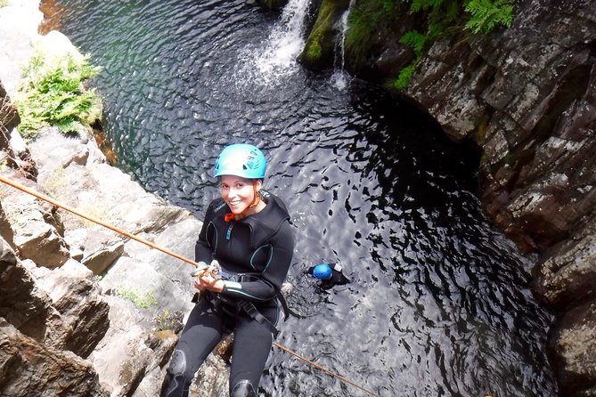 Canyoning from Porto - Following the river through waterfalls and clear water