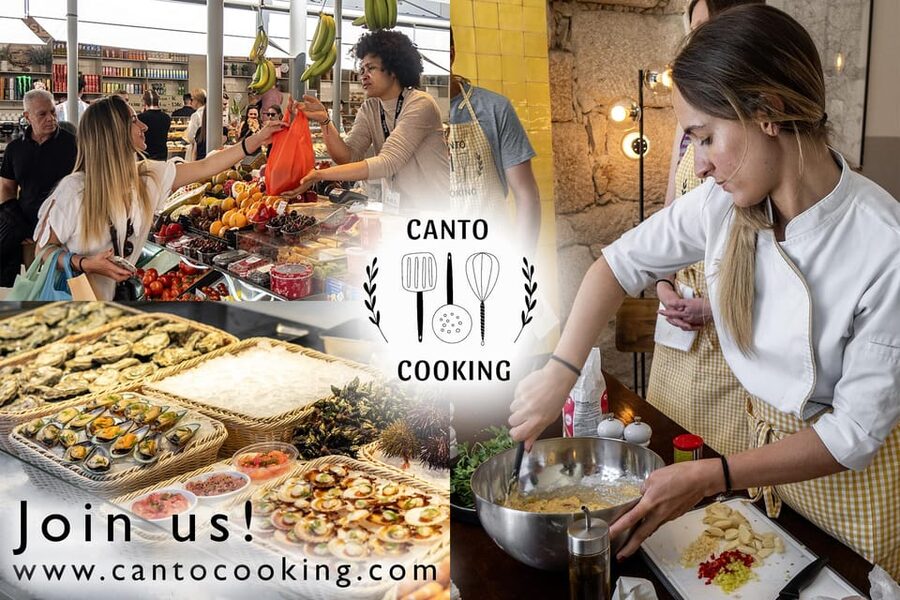 Chef Led Porto Market Tour & Portuguese Tapas Class + Wine - Coffee, nata, and a short walk to the kitchen