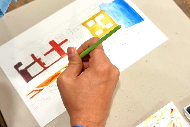 Create Watercolour With Hugo do Lago in Porto - A calm art break in Porto’s Sé quarter
