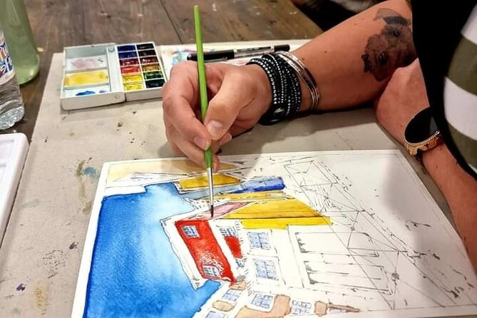 Create Watercolour With Hugo do Lago in Porto - The Porto subject makes the souvenir better
