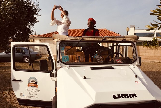 Discover the essence of the classic port UMM military jeep - Foz do Douro and the Atlantic edge