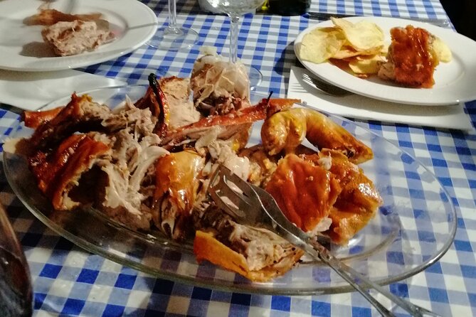 Douro Valley — Private UNESCO Wine & Cultural Experience - Lunch with roasted lamb on the table