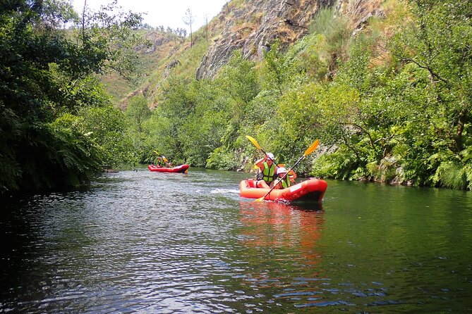 From Arouca: Paiva River Canoe Rafting Adventure Tour - Swimming, quiet stretches, and two optional jumps