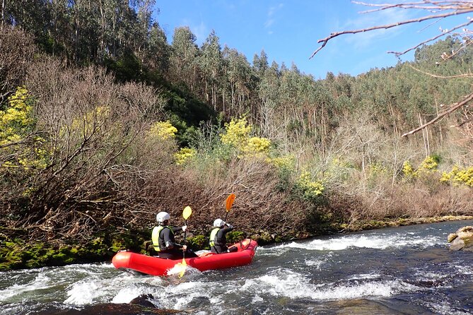 From Arouca: Paiva River Canoe Rafting Adventure Tour - Safety gear, snacks, and guide photos