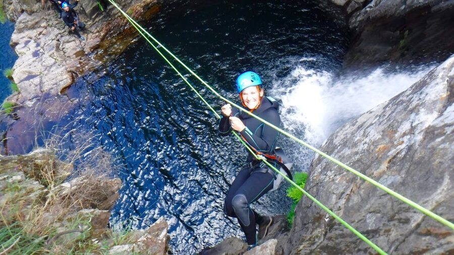 From Aveiro: Guided Canyoning Tour with Hotel Transfers - From Aveiro to the river in Arouca Geopark