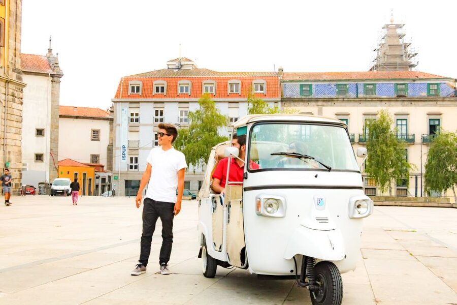 From Leixões: Private Porto Historic Center Tuk Tuk Tour - From Matosinhos beaches to Foz