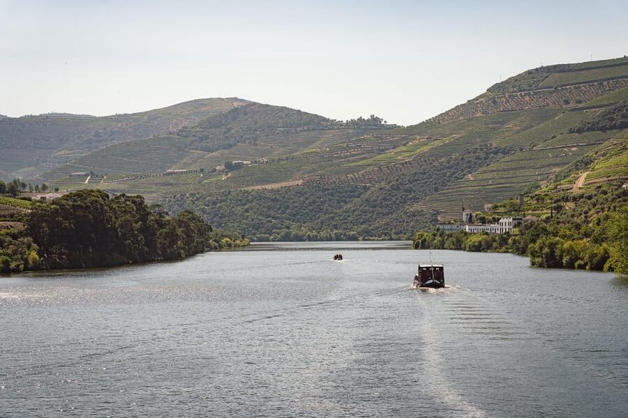 From Pinhão: Douro Valley Rabelo Boat Tour with Port Wine - From Pinhão to the first wine estates