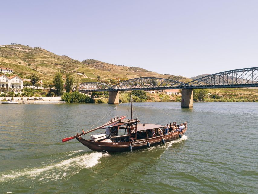 From Pinhão: Douro Valley Rabelo Boat Tour with Port Wine - Reaching Foz Tua Dam