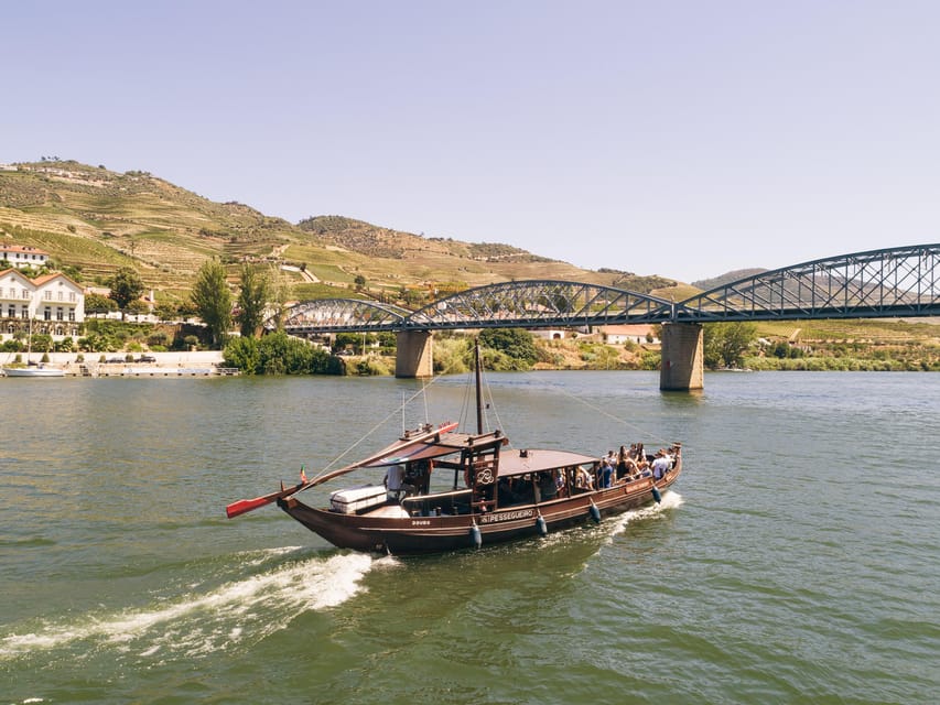 From Pinhão: Douro Valley Rabelo Boat Tour with Port Wine - The Rabelo boat and onboard comfort