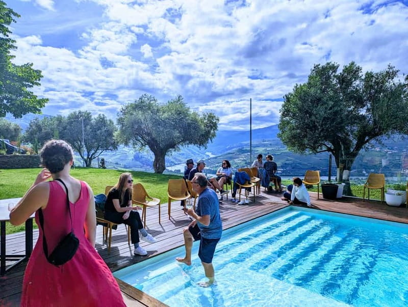 From Porto: 2 Wine Regions, Farm-to-Table Lunch & Boat - The Douro estate brings the big views