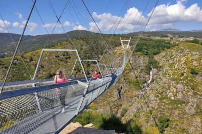 From Porto: Aveiro, Paiva Walkways, Suspension Bridge and Lunch