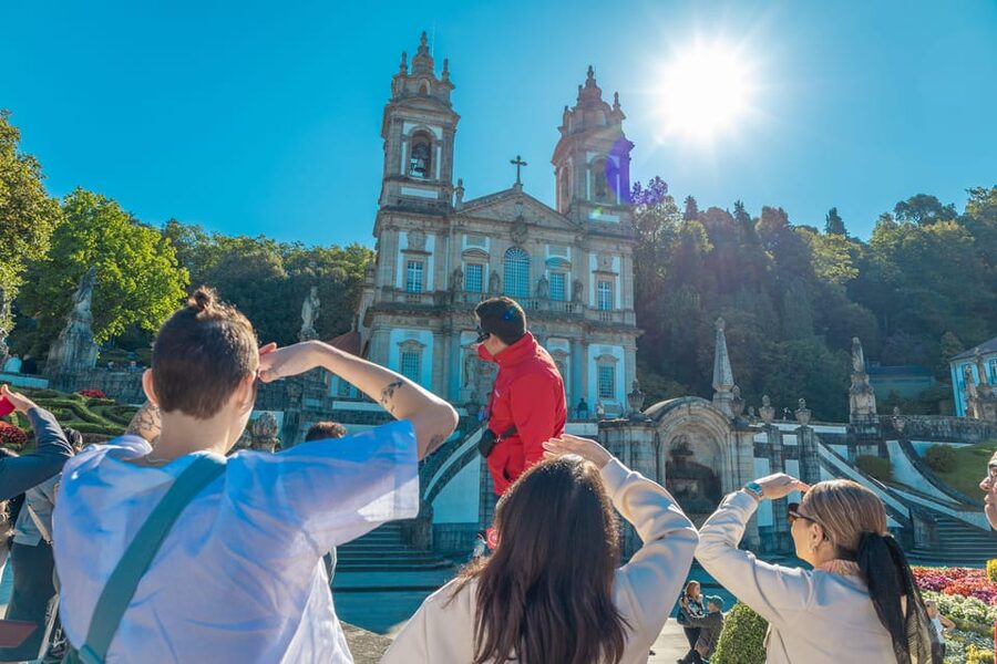 From Porto: Braga and Guimarães Full-Day Trip - Bom Jesus do Monte and the first views over Braga