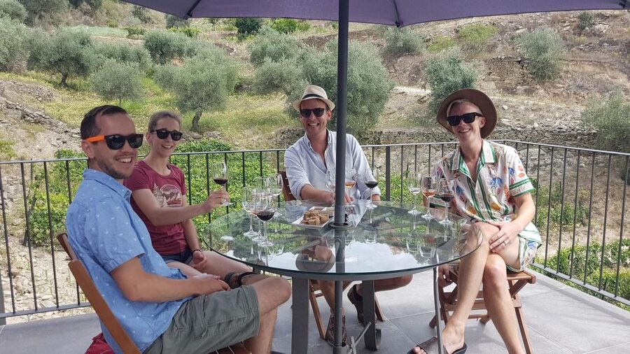 From Porto: Douro Valley Tour with Tastings, Boat & Lunch - A three-course lunch in the Douro countryside