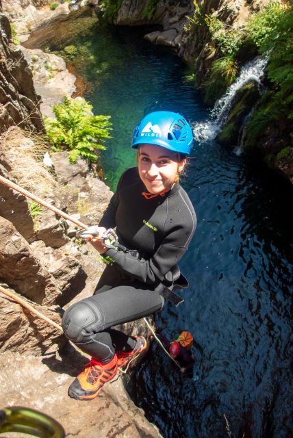 From Porto: Guided Canyoning Tour in Arouca Geopark - Entering a former mining complex by river