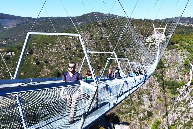 From Porto Suspension Bridge 516 Arouca and Passadiços do Paiva - Lunch at Espiunca, with a choice to add it
