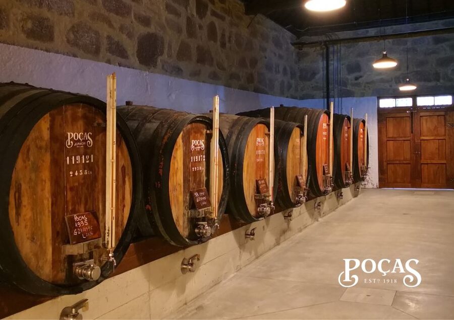 Poças: Guided Tour & Port Wine Tasting with Pastel de Nata - Walking to the tasting room