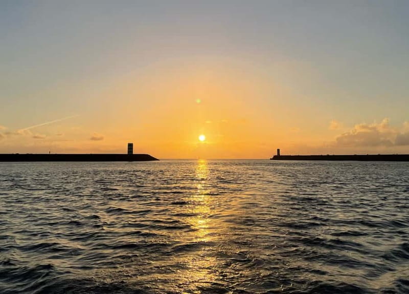 Porto: Best Charming Sailboat Cruise Sunset - Turning toward the Atlantic at Foz do Douro