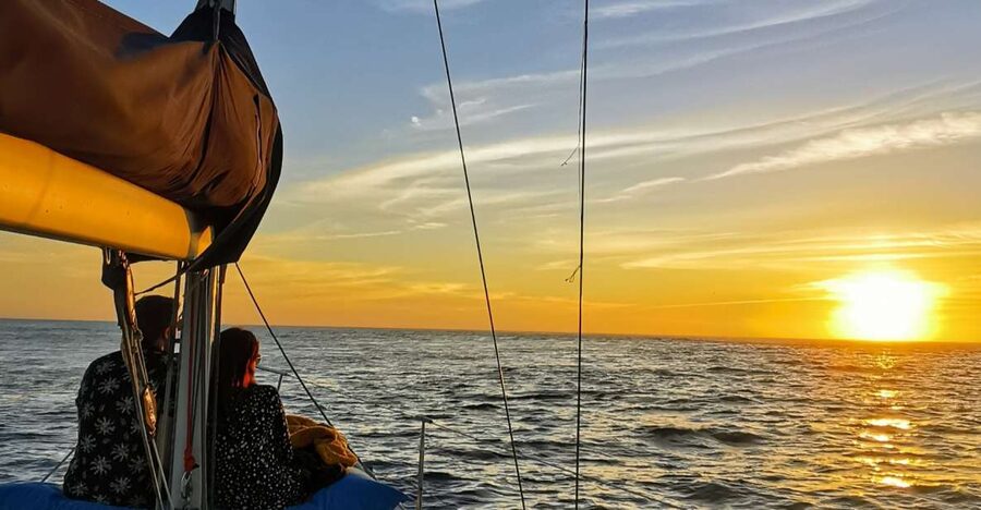 Porto: Charming Sailboat Cruise with Port Wine,Sunset Option - Along the Arrábida Bridge toward Gaia