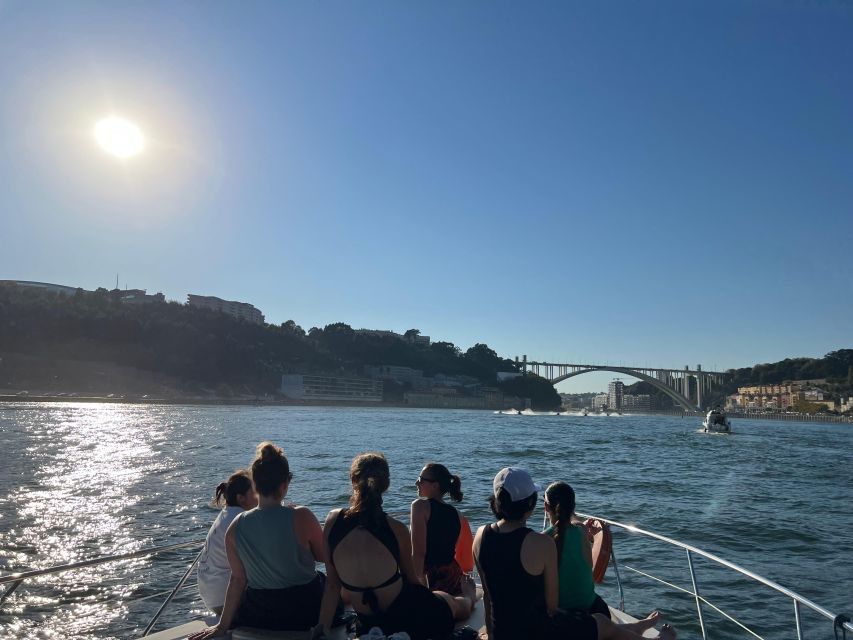 Porto - Douro Cruise with Port wine and snacks - Passing beneath Arrábida Bridge