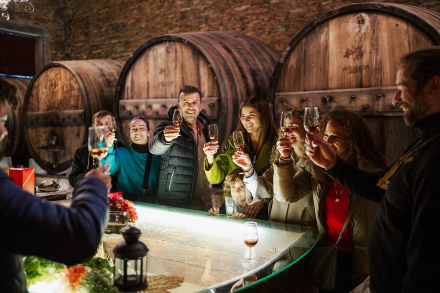 Porto: Douro Valley Tour with 2 Wineries, Lunch and Cruise - Winery lunch in Sabrosa