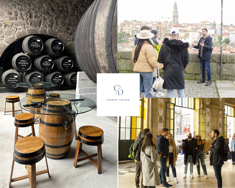 Porto: Guided City Walking Tour & Port Wine Cellar - Key points at a glance