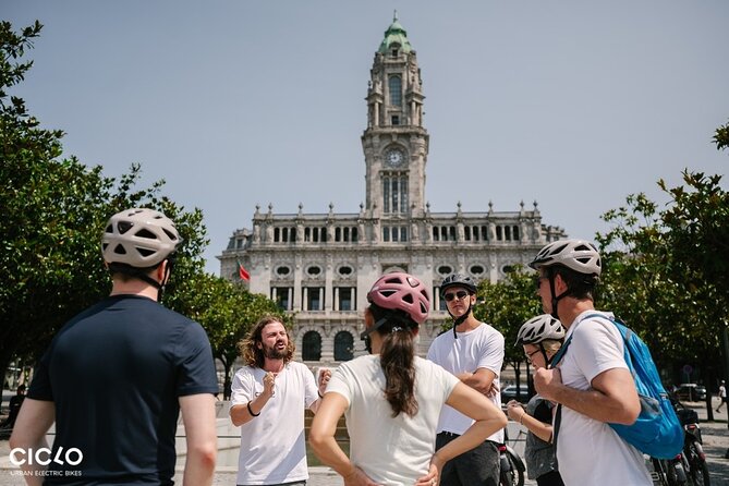 Porto Highlights in 3 Hours E-Bike Tour - Historical, Sightseeing - São Bento Station and its blue-and-white tiles