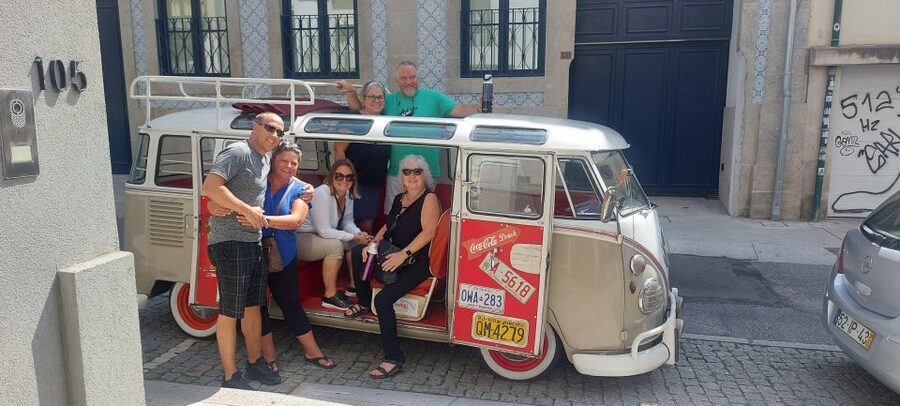 Porto: Historic Center and Surroundings Tour by VW Kombi - The Douro riverfront and Gaia’s wine cellars