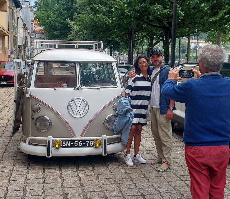 Porto: Historic Center and Surroundings Tour by VW Kombi - Crossing Porto toward Casa da Música and the coast