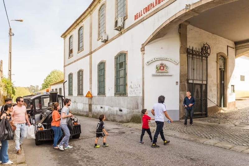 Porto: Magic Train Tour and Port Wine Cellar with Tastings - Porto’s historic center from a small train