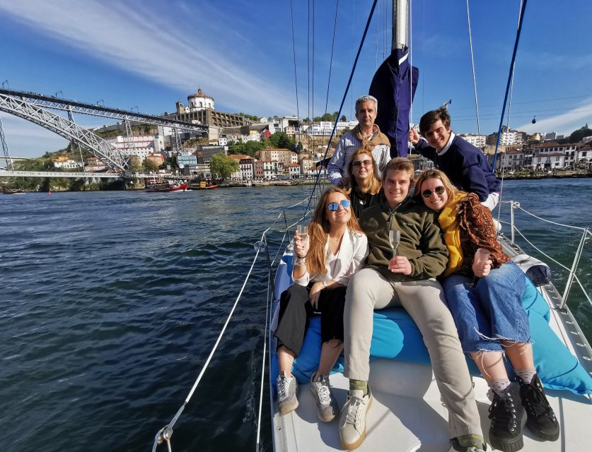 Porto: Private Douro River Charming Cruise w/wine tasting - From Douro Marina toward Porto and Gaia