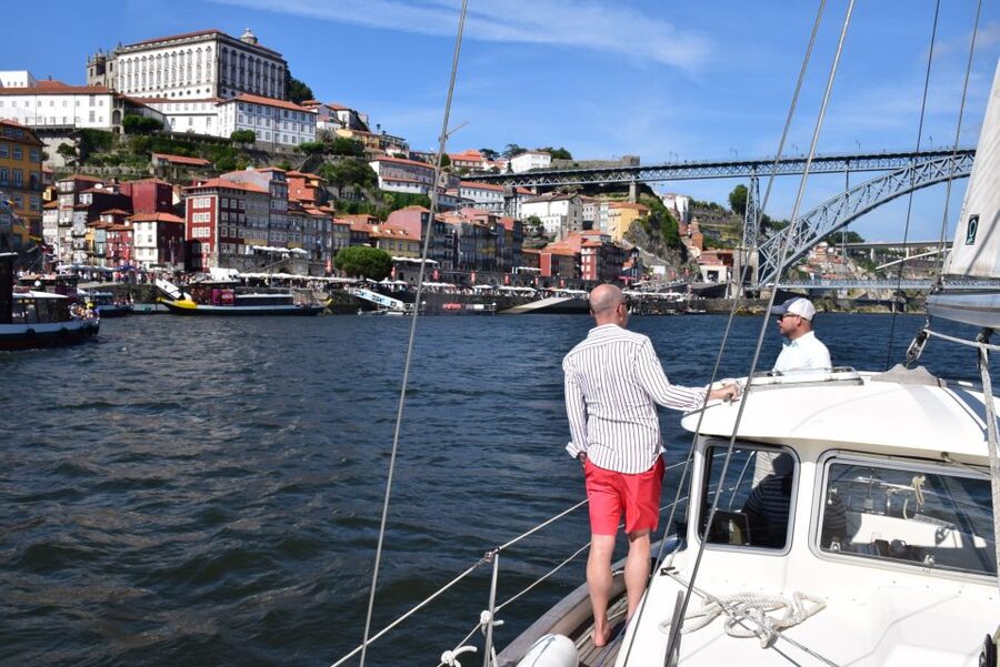 Porto: Private Sail on Douro River (Sunset Time Available) - Arrábida Bridge and Dom Luís I Bridge from below