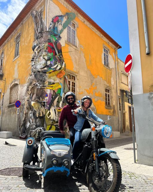 Porto Private Sidecar Tour - Jardim do Morro and the broad city view