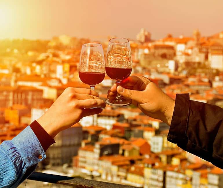 Porto: Private Sunset Walking Tour with Port Wine and Views - Crossing the Luis I Bridge to Jardim do Morro