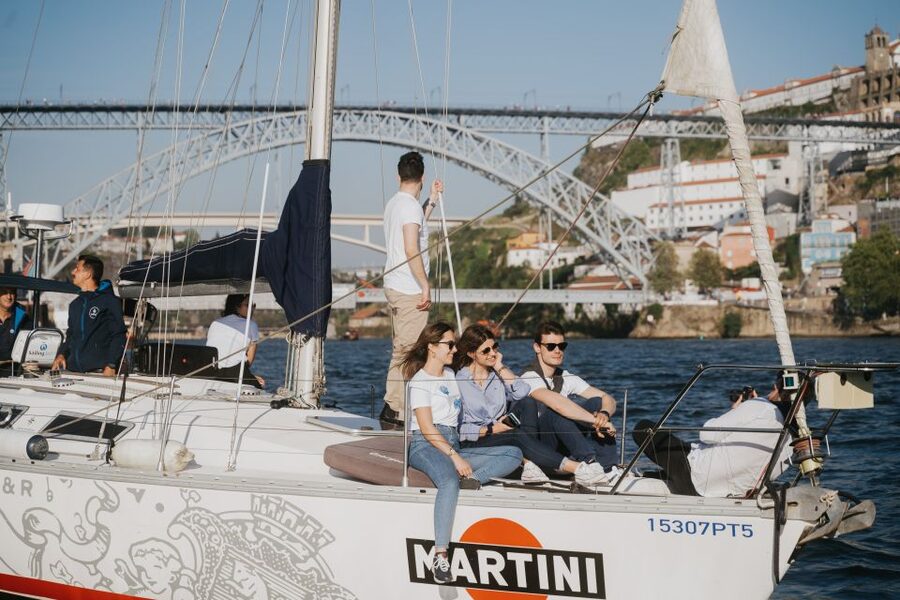 Porto: Romantic Sailboat Cruise - Gaia and Cais de Gaia at river level