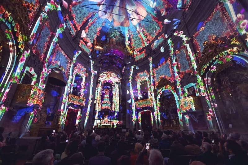 Porto: Spiritus Multimedia Show Entry Ticket - A 30-minute journey through light and sound
