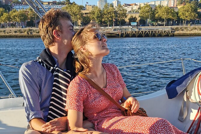 Porto: Sunset or Daytime, Charming Sailboat Cruise on the Douro River - Gaia’s Port Wine quarter from the river