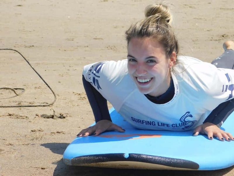 Porto: Surf Lesson with the First Surf School in Porto! - Taking the first waves in Matosinhos