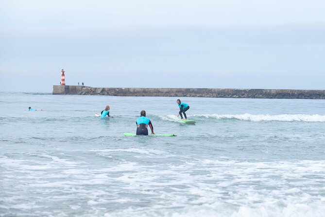 Porto Surf Lessons with transportation - The value of transport, gear, and insurance