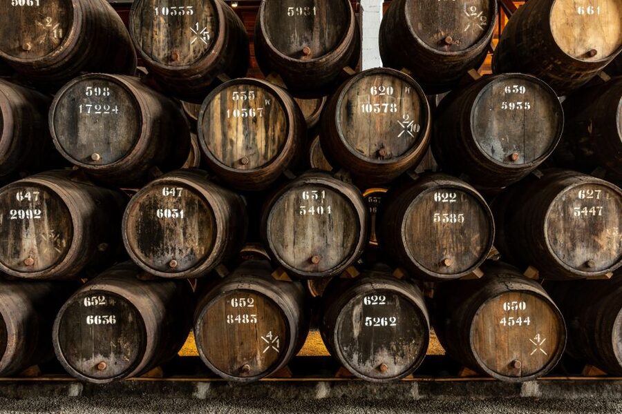 Porto: Taylor's Port Cellars & Tasting - Barrels, vats, and the working side of the building