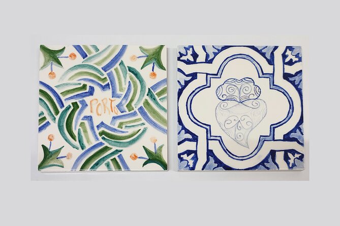 Porto Tile Painting Workshop in artist studio - Why painting an azulejo feels different from buying one