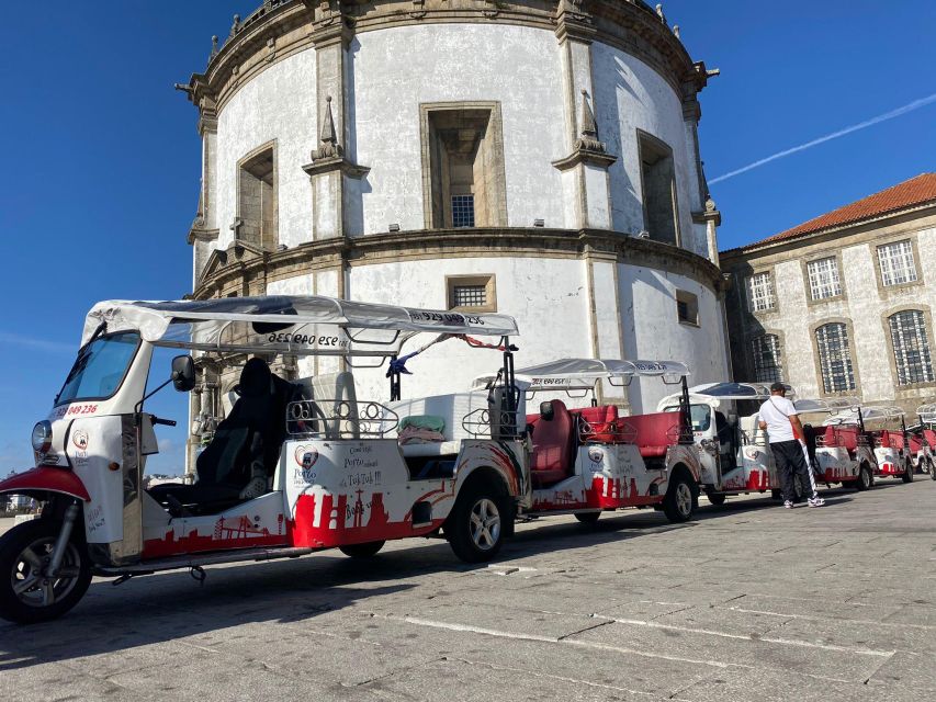 Porto: Tuk tuk Tours with Port Wine Tasting - The Luís I Bridge and the Porto to Gaia crossing