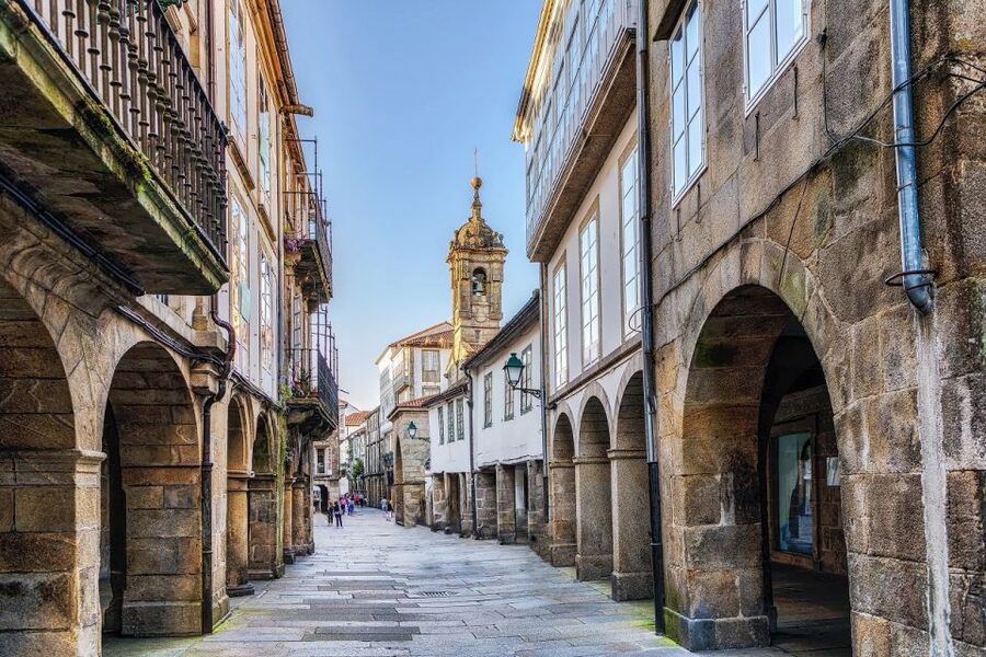 Santiago de Compostela Full-Day Tour From Porto - Santiago Cathedral and the Camino story