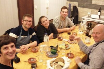 Shopping, cooking and eating together at my home in Porto