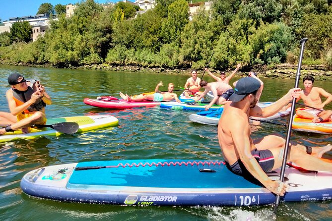 Stand Up Paddle discovering desert beaches of Douro River - Pick Up included - Learning to stand before heading downstream