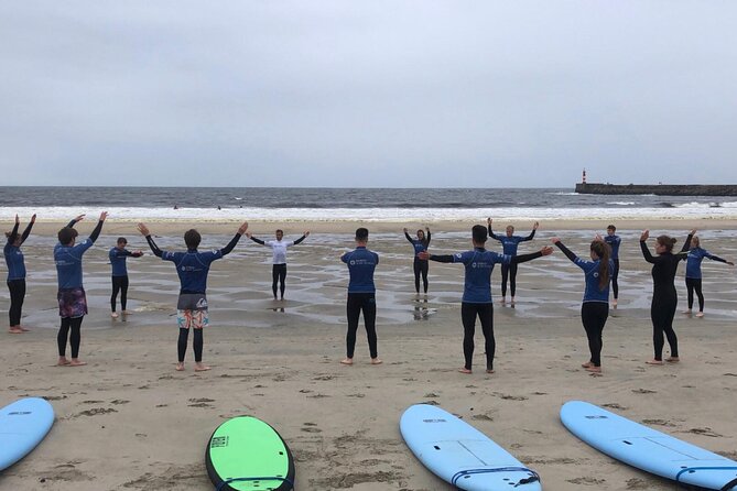 Surf Lessons in Porto with transfer at Porto Surf School - First-timers get a proper lesson
