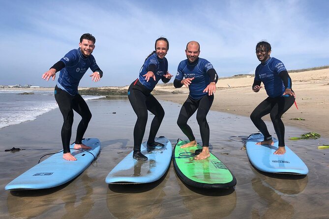 Surf Lessons in Porto with transfer at Porto Surf School - The gear and teaching make a difference