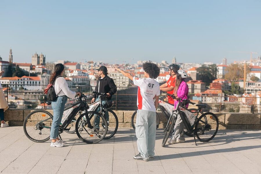 Tour Porto: Adventure in Electric Bike Tour - Carmo Church, tiled façades, and curious city details