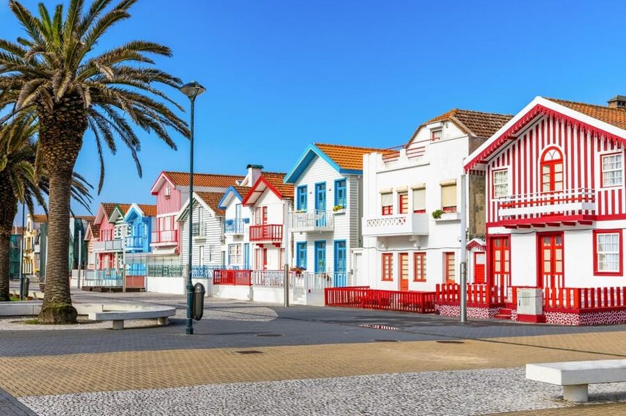 Tour Porto-Aveiro/Costa Nova | half day in portuguese Venice - Leaving Porto in a Van for Seven