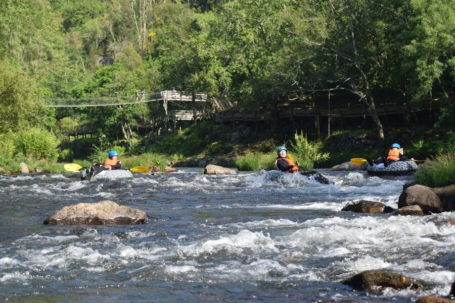 Tubing-Rafting at Paiva River - Meeting at Alvarenga and riding toward Paradinha